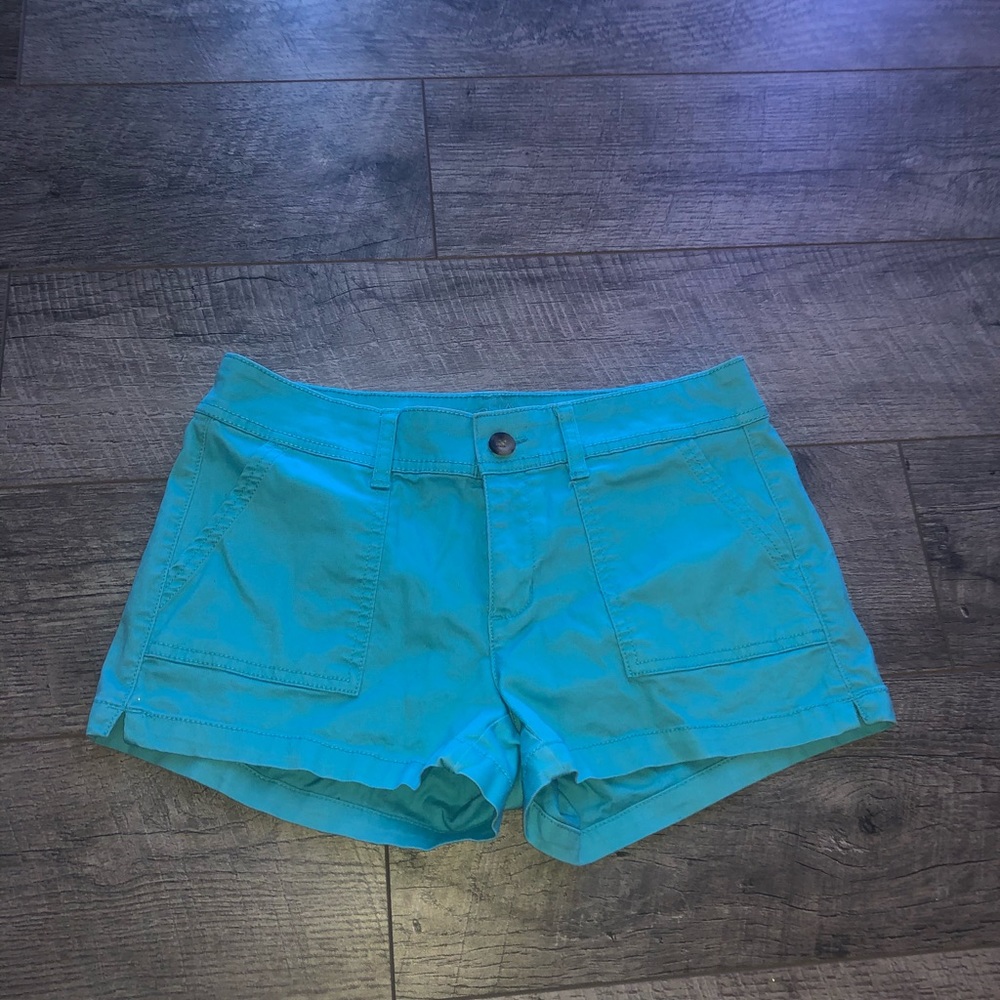Teal shorts